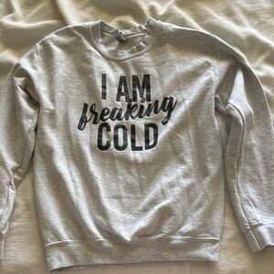 Gray Graphic Sweatshirt